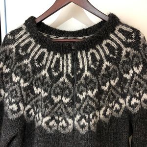 Mens Icelandic handmade wool cardigan